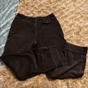 J Jill Brown Corduroy Pants - 12